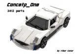 Rimac Concept One od 2410 kockica