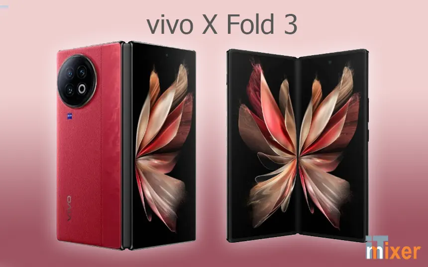 Procureli posteri sa ključnim specifikacijama vivo X Fold 3 serije