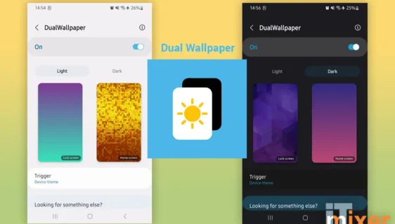 Dual Wallpaper aplikacija prilagođava pozadinsku sliku svijetloj ili tamnoj temi telefona