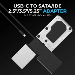 Sabrent USB-DS12 - USB-C na SATA/IDE disk adapter