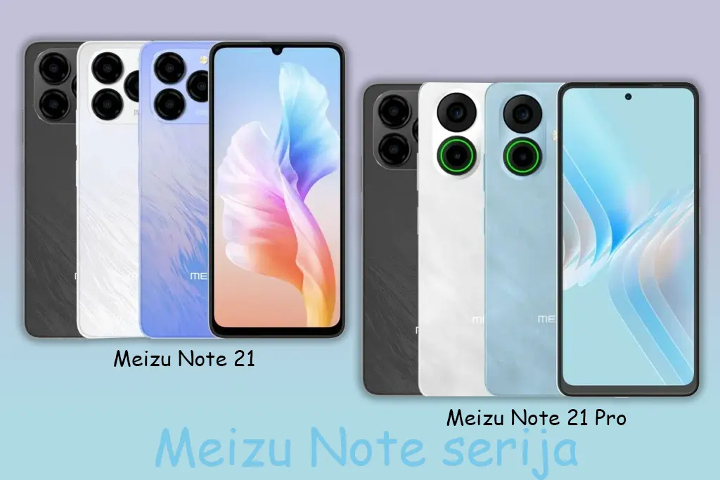 Meizu Note 21, Note 21 Pro i Meizu 21 globalno lansirani: specifikacije, karakteristike i dostupnost