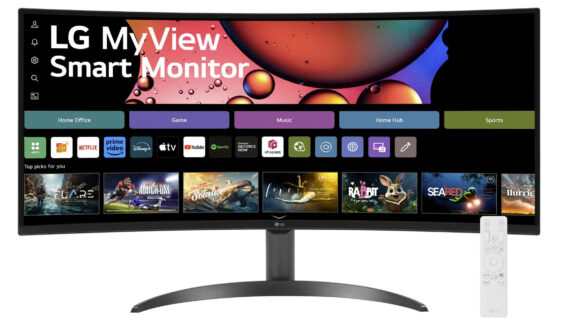 LG MyView smart monitor 34SR60QC