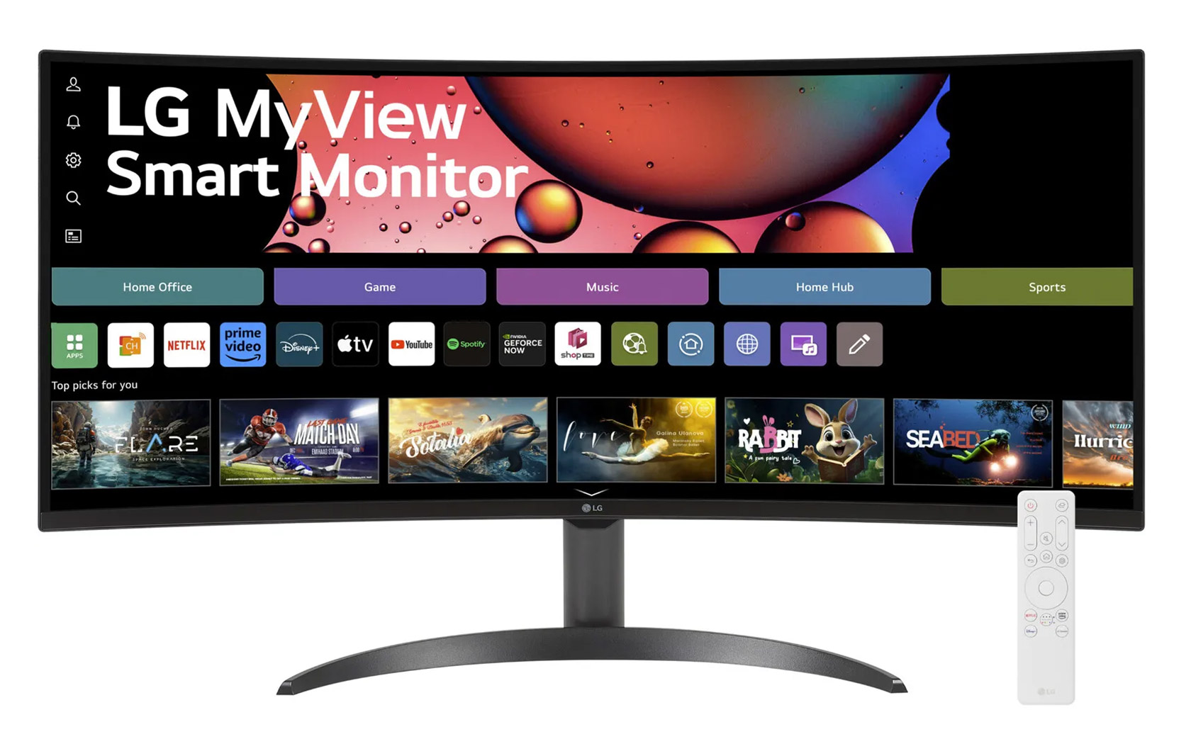 LG MyView smart monitor 34SR60QC