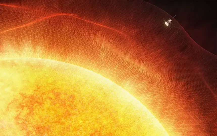 Solarna sonda Parker u blizini Sunca (Foto: NASA/Johns Hopkins APL/Ben Smith)