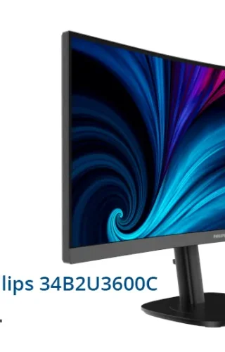 Philips 34B2U3600C monitor: Zakrivljeni 34-inčni ekran sa USB-C priključnom stanicom i TCO sertifikatom