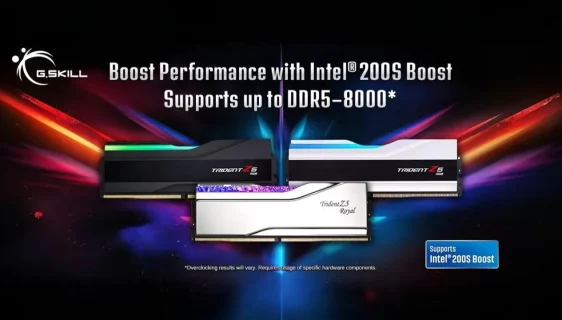 G.SKILL predstavio DDR5 memorijske kitove optimizovane za Intel 200S Boost