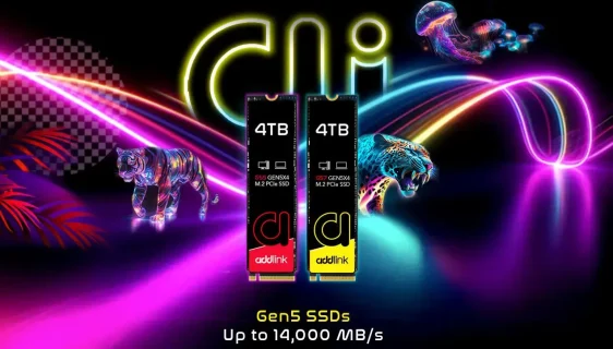 Addlink predstavio SSD-ove nove generacije: PCIe Gen 5 NVMe sa brzinama do 14.000 MB/s