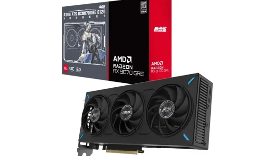 ASUS lansirao ATS Megalodon Radeon RX 9070 GRE 12GB grafičku karticu u Kini