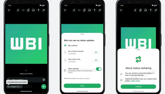 WhatsApp testira opciju koja omogućava drugima da dijele vaš status objave