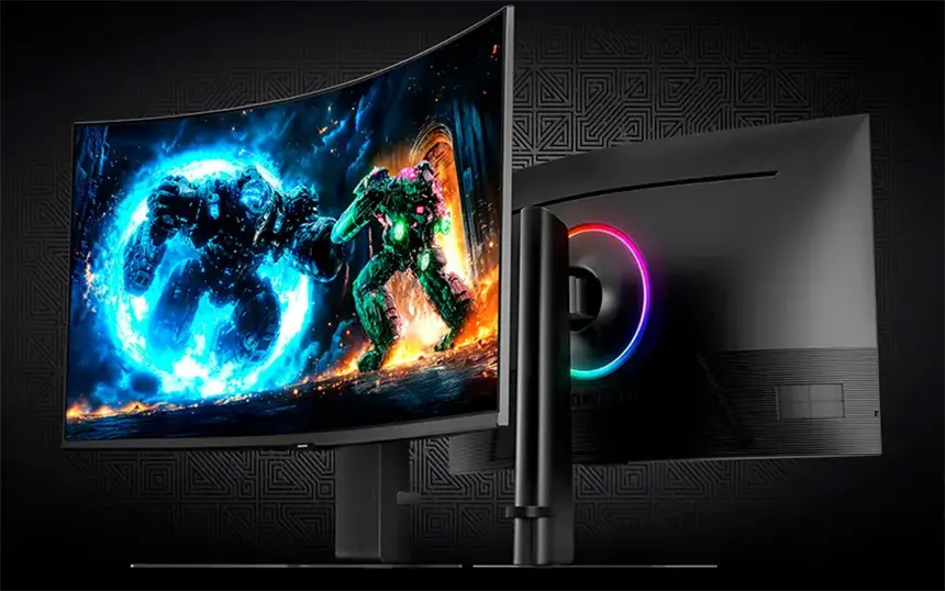 Samsung Odyssey G7 G75F 37" 4K 165Hz zakrivljeni gejming monitor
