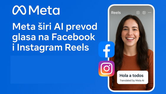 Meta uvodi AI prevod glasa i sinhronizaciju usana za Facebook i Instagram Reels