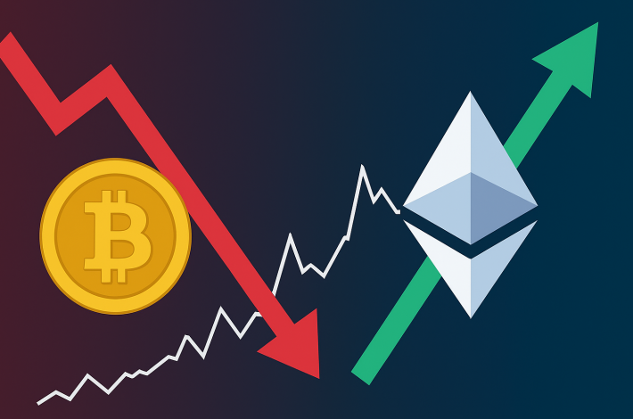 Kripto tržište u preokretu: Bitcoin pod pritiskom, Ethereum na rekordnim visinama
