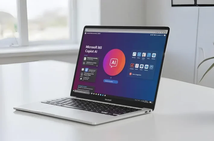 Microsoft 365 Copilot AI - ilustracija