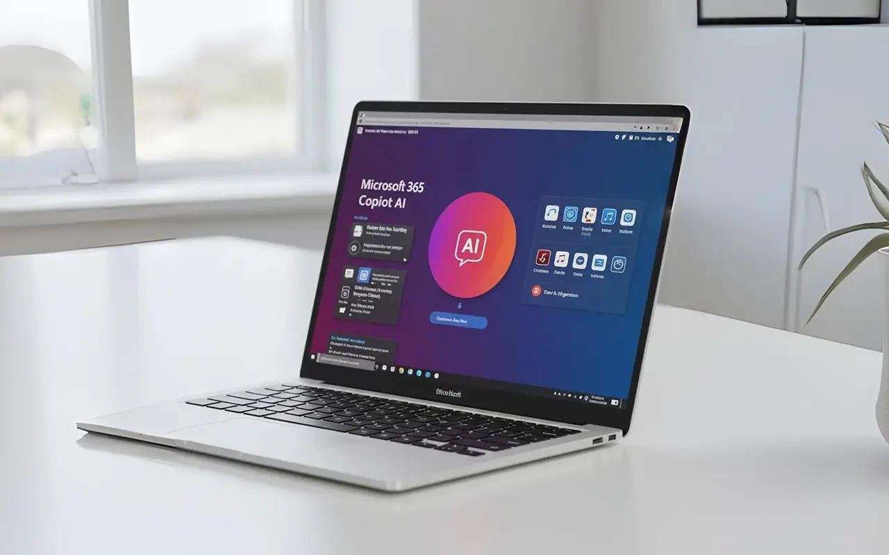 Microsoft 365 Copilot AI - ilustracija