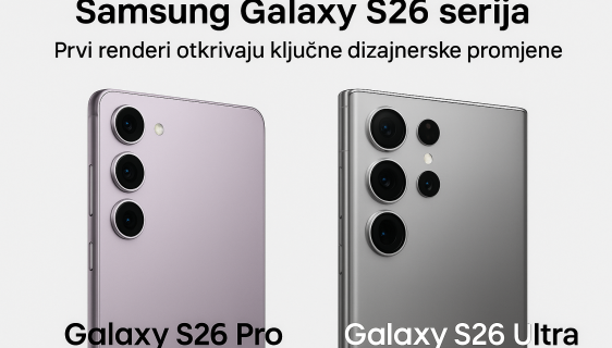 Samsung Galaxy S26 serija: Prvi renderi otkrivaju ključne dizajnerske promjene