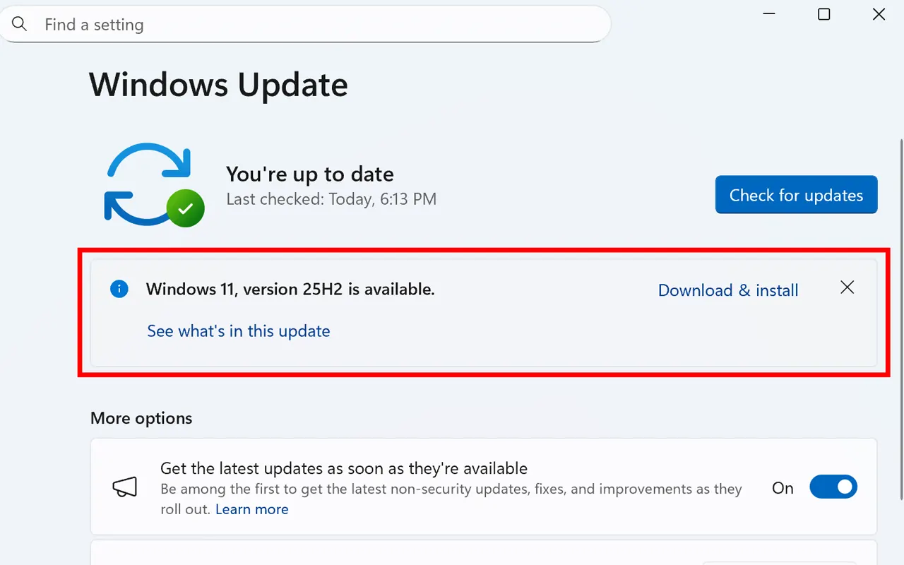 Windows 11 25H2