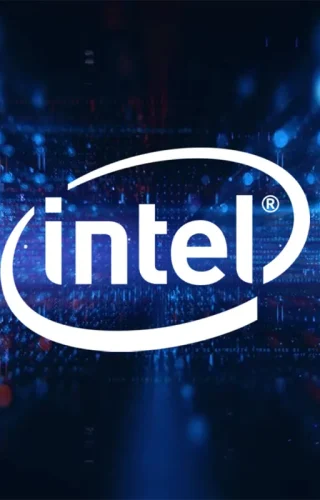 Intel logo ilustracija
