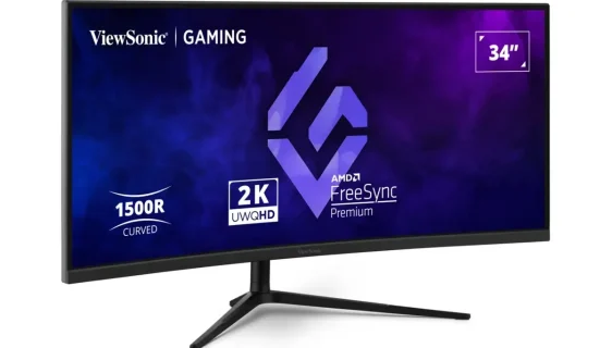 ViewSonic VX3418C-2K: 34-inčni zakrivljeni ultraširoki gejming monitor sa osvežavanjem od 180 Hz