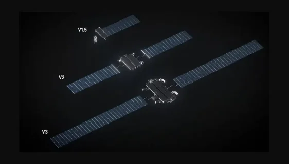 SpaceX Starlink sateliti - V1.5, V2 i V3