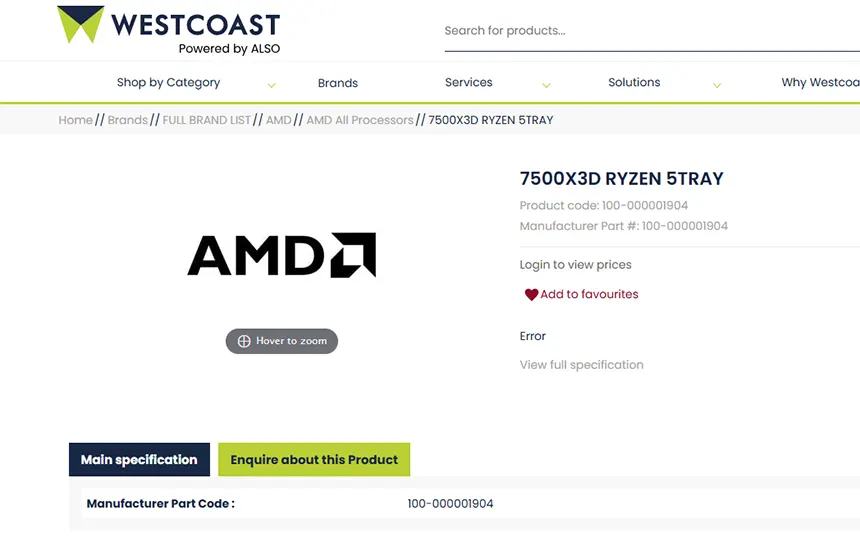 Westcoast screenshot