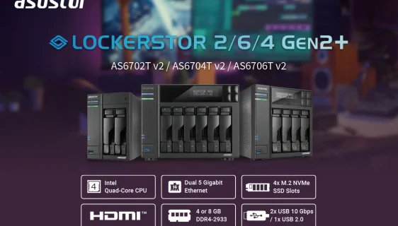 ASUSTOR Lockerstor Gen2+ NAS