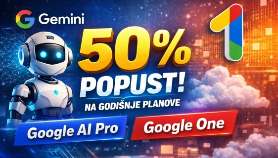 Google snižava cijenu Google AI Pro godišnjeg plana za 50% za nove korisnike