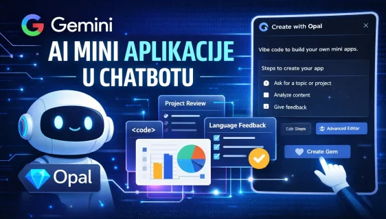 Google integriše Opal u Gemini: Kreiranje AI mini aplikacija sada direktno u chatbotu