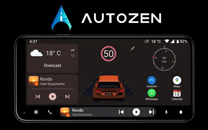 AutoZen pretvara telefon u pametni auto-ekran: Navigacija, AI asistent i još mnogo toga