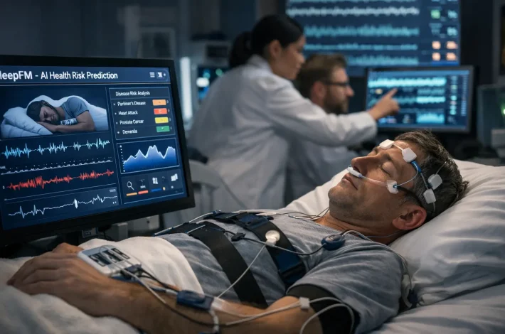 AI model iz sna: Kako jedna noć spavanja može otkriti rizik od više od 100 bolesti