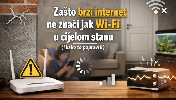 Zašto brzi internet ne znači jak Wi-Fi u cijelom stanu (i kako to popraviti)