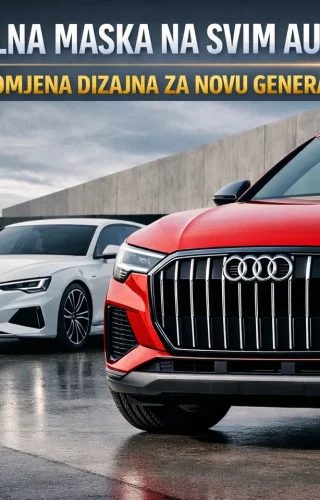 Audi uvodi novu vertikalnu masku na svim modelima: velika promjena dizajna za novu generaciju vozila
