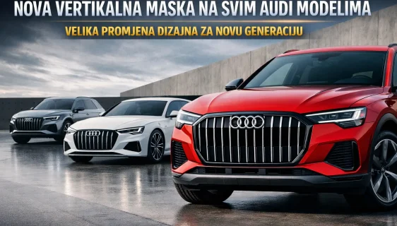 Audi uvodi novu vertikalnu masku na svim modelima: velika promjena dizajna za novu generaciju vozila