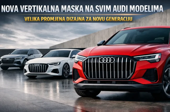 Audi uvodi novu vertikalnu masku na svim modelima: velika promjena dizajna za novu generaciju vozila