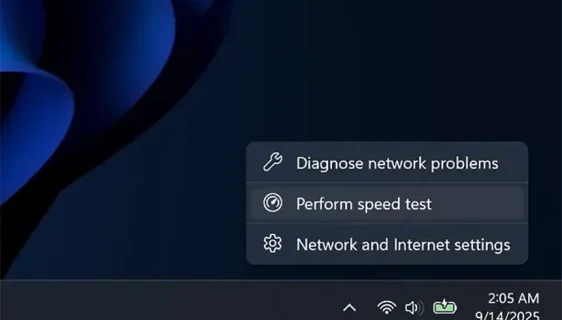 Windows 11 Release Preview dobija prečicu za test brzine interneta na taskbaru (Foto: Windows Central)
