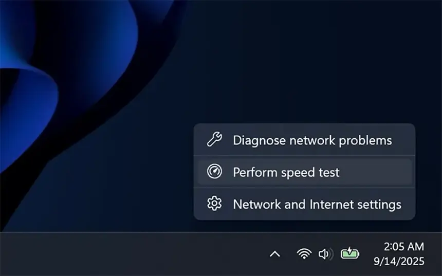 Windows 11 Release Preview dobija prečicu za test brzine interneta na taskbaru (Foto: Windows Central)