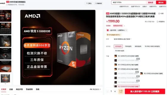 AMD Ryzen 5 5500X3D