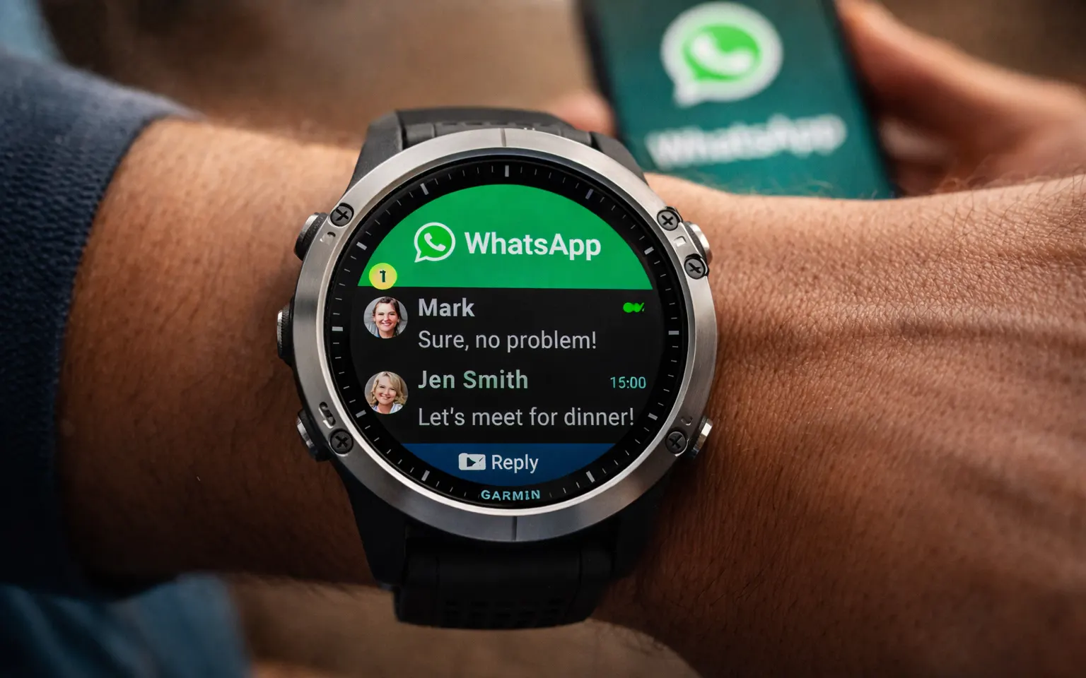 Pogledajte na koje Garmin pametne satove stiže WhatsApp aplikacija