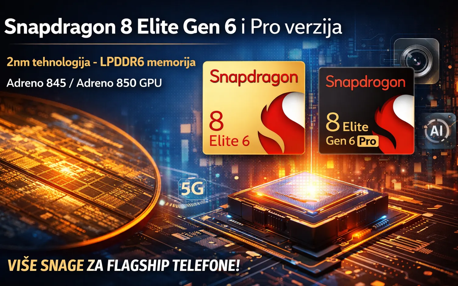Qualcomm sprema Snapdragon 8 Elite Gen 6 i Pro verziju - 2nm čipovi donose veliki skok performansi