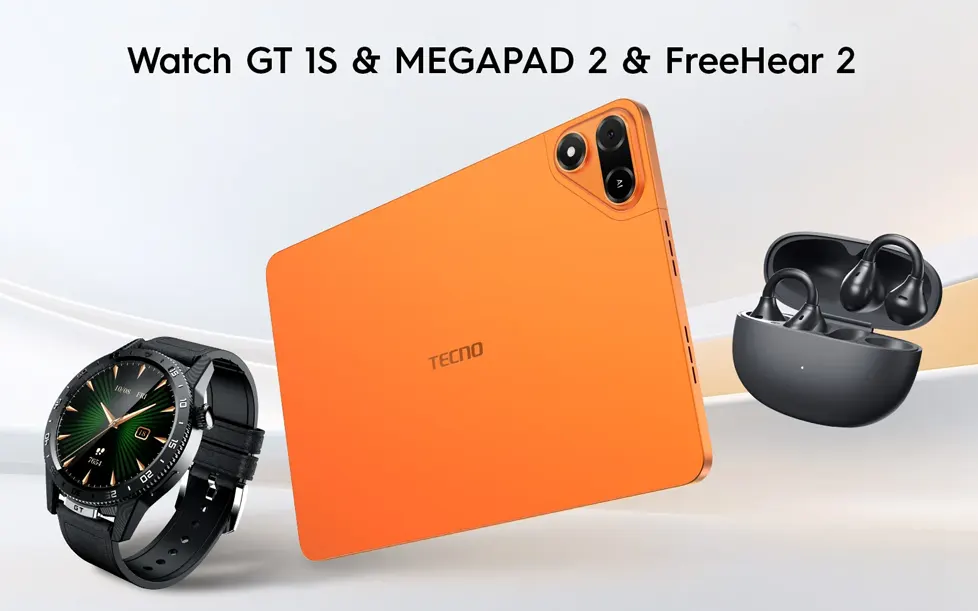 Tecno Megapad 2, Watch GT 1S i FreeHear 2 predstavljeni na MWC 2026