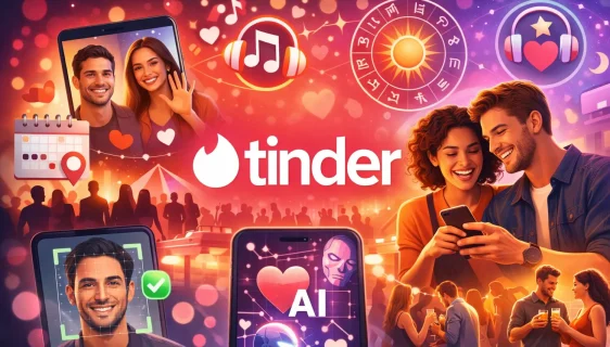 Tinder uvodi AI funkcije, video speed dating i Events tab za upoznavanje uživo