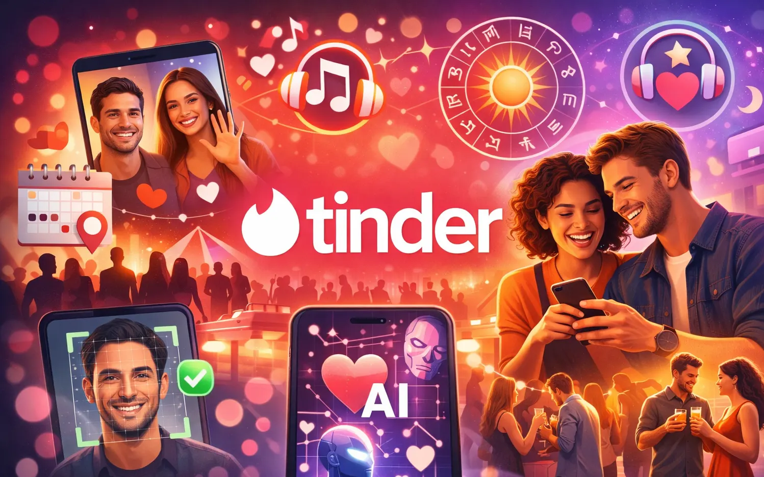 Tinder uvodi AI funkcije, video speed dating i Events tab za upoznavanje uživo