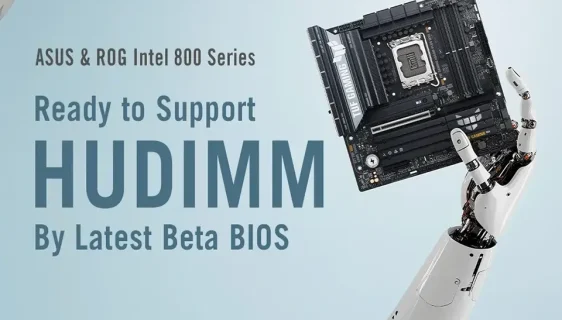 ASUS uvodi HUDIMM podršku za Intel 800 seriju, snižava cijenu ulaska u DDR5