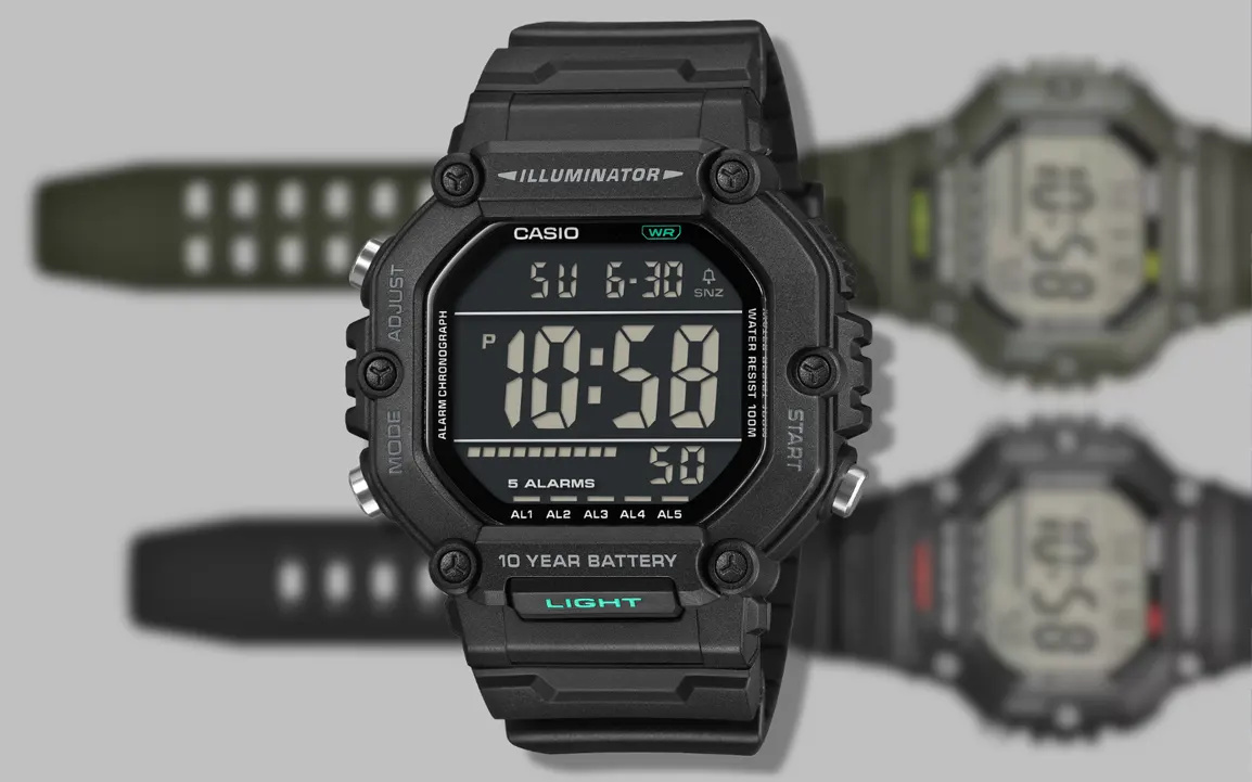 Casio AE-1600HX: Robusni digitalni sat sa 10 godina baterije po budžetskoj cijeni