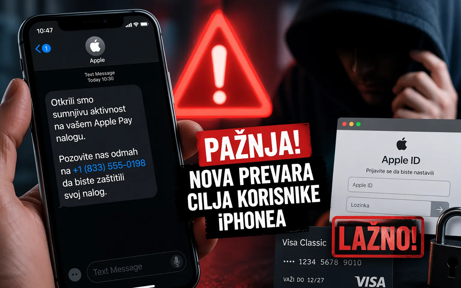 Lažne Apple Pay poruke prazne račune u nekoliko minuta